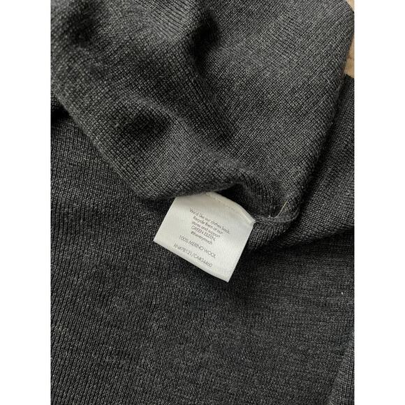 Eileen Fisher Dark Gray Wool Flowy Skirt Sz S - Picture 4 of 5